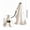 A, variant on DAMAI Halloween Light up Ghost Walking Dog, White Fabric Ghost‑Dog Figurine with Witch Hat,Battery Operated Spooky Decor for HalloweenThemed Yard Porch Lawn Front‑Door IndoorOutdoor