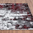 thumbnail image 5 of Luxe Weavers Victoria Collection 9084 Red 6x9 Abstract Area Rug, 5 of 10