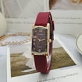 thumbnail image 6 of Women's Cut Mirror Silicone Strap Rectangular Quartz Watch, 6 of 6