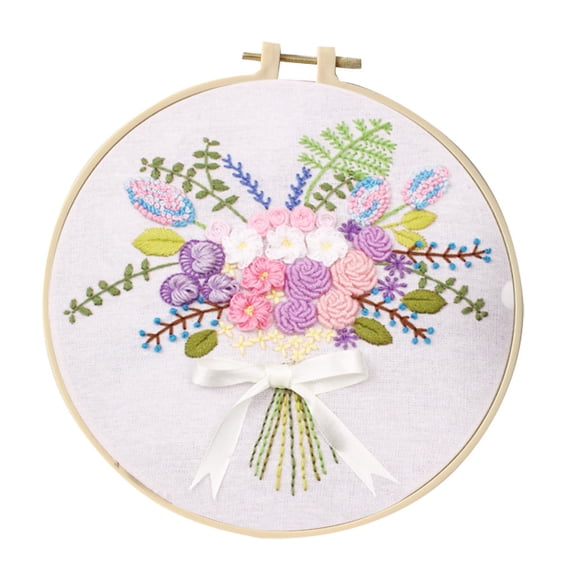 MSJUHEG Sewing Kit Yarn Embroidery Cross Stitch Kit Set For Beginners-Handmade Embroidery Diy Craft Diy Kits For Adults A