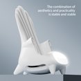 thumbnail image 4 of LMEEOR Wireless Charger Clearance 15w Chair Desktop Magnetic Wireless Charging Bracket Three-dimensional Amplification with the Release of Aromatherapy, 3 Kinds of Small Night Wireless Charger White-v, 4 of 6