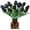 Black, variant on 15pcs Tulips Fake Burgundy Artificial Flowers Real Touch 14" PU Flower for Home Decor Easter Spring Wedding Bouquet Decorations Mother's Gift Day Floral Arrangements