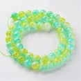 thumbnail image 3 of Crackle Glass Round Bead Strands Mixed Color 8mm Hole: 1mm about 49pcs/strand 14.5 inch, 3 of 3