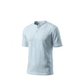 thumbnail image 7 of Fexilor Men's Short Sleeve Henley Shirts,Textured Jacquard Casual Button-Up Tops, 7 of 7