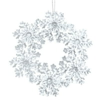 Lwlmwt Acrylic Deer Ornament Transparent Christmas Tree Reindeer Snowflake Decorative Hanging Piece Winter Indoor Decor Suitable for Christmas Tree Decorations Home Decor Party Supplies