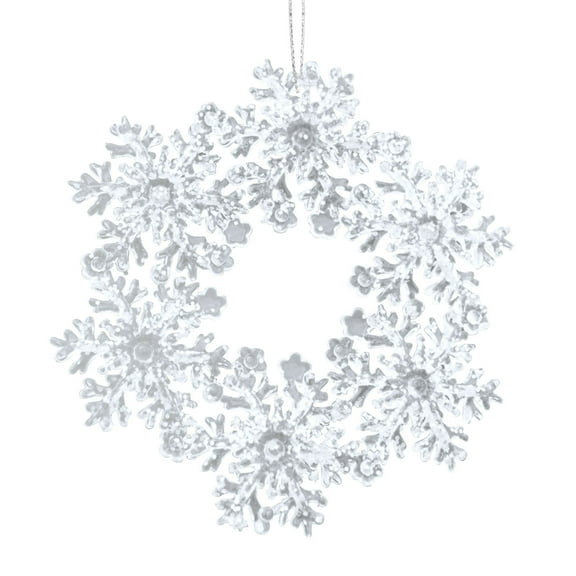 Hmgxay Transparent Acrylic Christmas Tree Ornament, Clear Acrylic Holiday Tree Decoration, Crystal-Like Pendant for Christmas Tree, Exquisite Festive Hanging Decor