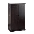thumbnail image 1 of Pemberly Row 40" Louvered Mission Style Multimedia Cabinet in Espresso, 1 of 2