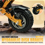 M YUME SCOOTER X11+ Dual Motors 60V 6000W Fast E Scooter Up to 50 mph Long-Range Electric Scooter for Adults, 11 Off-Road Tires