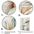 thumbnail image 3 of Designart White Gerber Flowers Hyperrealistic IV Canvas Wall Art, 3 of 5
