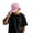 Pink, variant on Unisex Adjustable Hop Baseball Cap With Flat Brim For Everyday Streetwear Style No Waster Cap