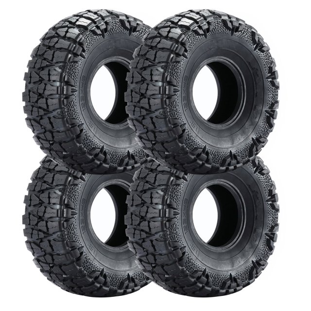 4x All-Terrain Performance RC Car Wheel Tires 96g Weight, 48mm Width, Aggressive Grip Design Repair Accessory