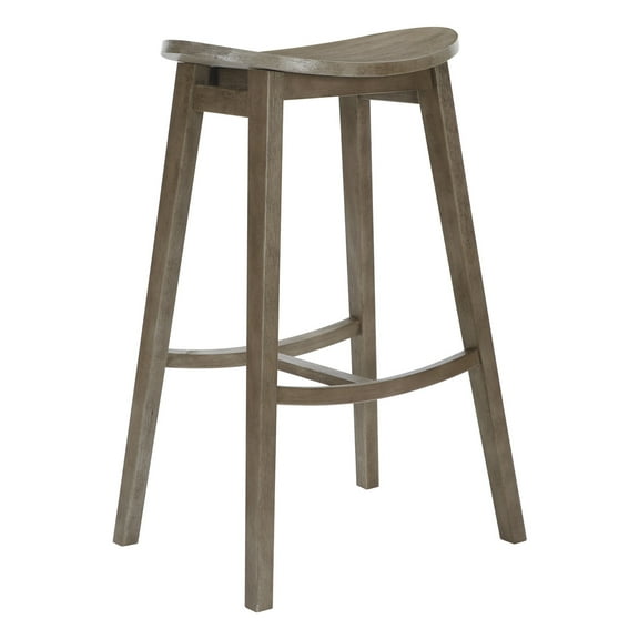 American Furniture Classics OS Home and Office Furniture Model YRK1229-AG York 30 Inch Oval Scoop Saddle Stool (2 pack)