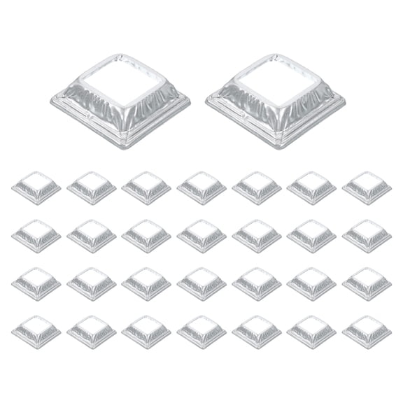 30Pack Post Base Cover, 3x3 Metal One-Piece Post Skirt Porch Column Wrap(1.5x1.5)