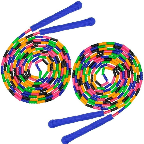 Cuerdas para saltar Coolrunner ajustables de plástico de 5,25 m (paquete de 2)