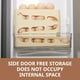 thumbnail image 4 of Zapatero para armario, 4 niveles, organizador de huevos para refrigerador con ruedas automáticas, dispensador de huevos que ahorra espacio, 30 huevos, estante para huevos de refrigerador, dispensador, 4 of 9