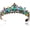 Black-Green, variant on Light Up Baroque Crowns, Sparkly Homecoming Prom Tiaras, Quinceanera Garden Headdpiece for Women
