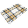thumbnail image 2 of Felpudo escocés a cuadros escoceses amarillos y azules para puerta, alfombras antideslizantes lavables para interior y exterior, felpudo navideño para puerta de entrada, baño, cocina, patio,, 2 of 7