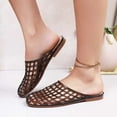 thumbnail image 6 of Censtreet Women's Flat Sandals Fashion Slides With Soft Leather Slippers for Summer, 6 of 8