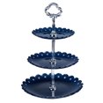 thumbnail image 1 of 3 Layers Vegetable Fruits Plate Cake Dessert Stand for Wedding Birthday Party 4#, 1 of 7