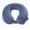 Denim Blue, variant on Brookstone Travel Neck Pillow Classic Snap Closure Soft Memory Foam Travel Pillow for Travelling