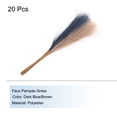 thumbnail image 3 of Uxcell 20Pcs Faux Pampas Grass 21.65" Fake Pampas Grass Decor Dark Blue/Brown, 3 of 7
