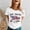 White, variant on MAIHAN 250th Anniversary Usa Women Patriotic T-Shirt 250 Years Independence Tee Summer T Shirt Funny Tshirts Shirts for Women