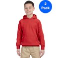 thumbnail image 1 of Gildan Sweat à Capuche Mélange Lourd 50/50 pour Jeunes - G185B (Lot de 2), 1 of 1