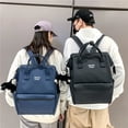 thumbnail image 5 of Mochila para mujer, tipo momia, para estudiantes, de gran capacidad, para ordenador portátil, para hombres y mujeres, para parejas, impermeable, para viajes y escuela, 5 of 5