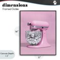 thumbnail image 4 of Stupell Industries Contemporary Disco Kitchen Mixer over Pink Black Framed Giclee Art, 11 x 14, by LISH Creative, 4 of 8