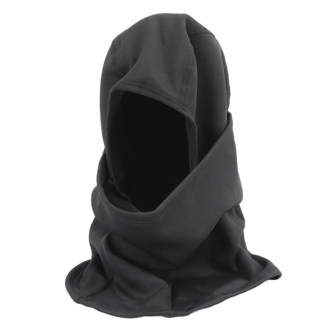 Funda térmica para la cara para ciclismo, resistente al viento, para hombres y mujeres, para esquiar, andar en motocicleta, color negro