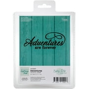 Couture Creations Every Day Sentiments Hotfoil Stamp-Adventures 3.7"X1.4"