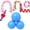 Blue(3pcs)*1, variant on EVHRZN Reusable Balloon Garland Arch Inflatable, Inflatable Pvc Linked 18' Balloons with Elastic Bands, Party Decoration for Birthdays, Weddings & Celebration