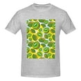 thumbnail image 4 of Bingfone Watercolor Kiwi Fruits Summer Men'S Loose Fit Short-Sleeve Pocket T-Shirt, 4 of 7