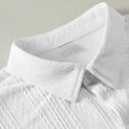 thumbnail image 5 of IhhxPro Men's Short Sleeve Button down Shirt Fit Breathable Casual Summer Button-Up Top S-2XL, 5 of 9