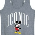 thumbnail image 3 of Mickey & Friends - Iconic Mickey - Women's Racerback Tank Top, 3 of 5