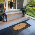 thumbnail image 5 of A1HC Natural Coir Monogrammed Door Mat For Front Door, 23x38, Anti-Shed Treated Durable for Outdoor Entrance, Heavy Duty, Low Profile Door Mat, Easy to Clean, Long Lasting, Front Porch Entry Rug, 5 of 7