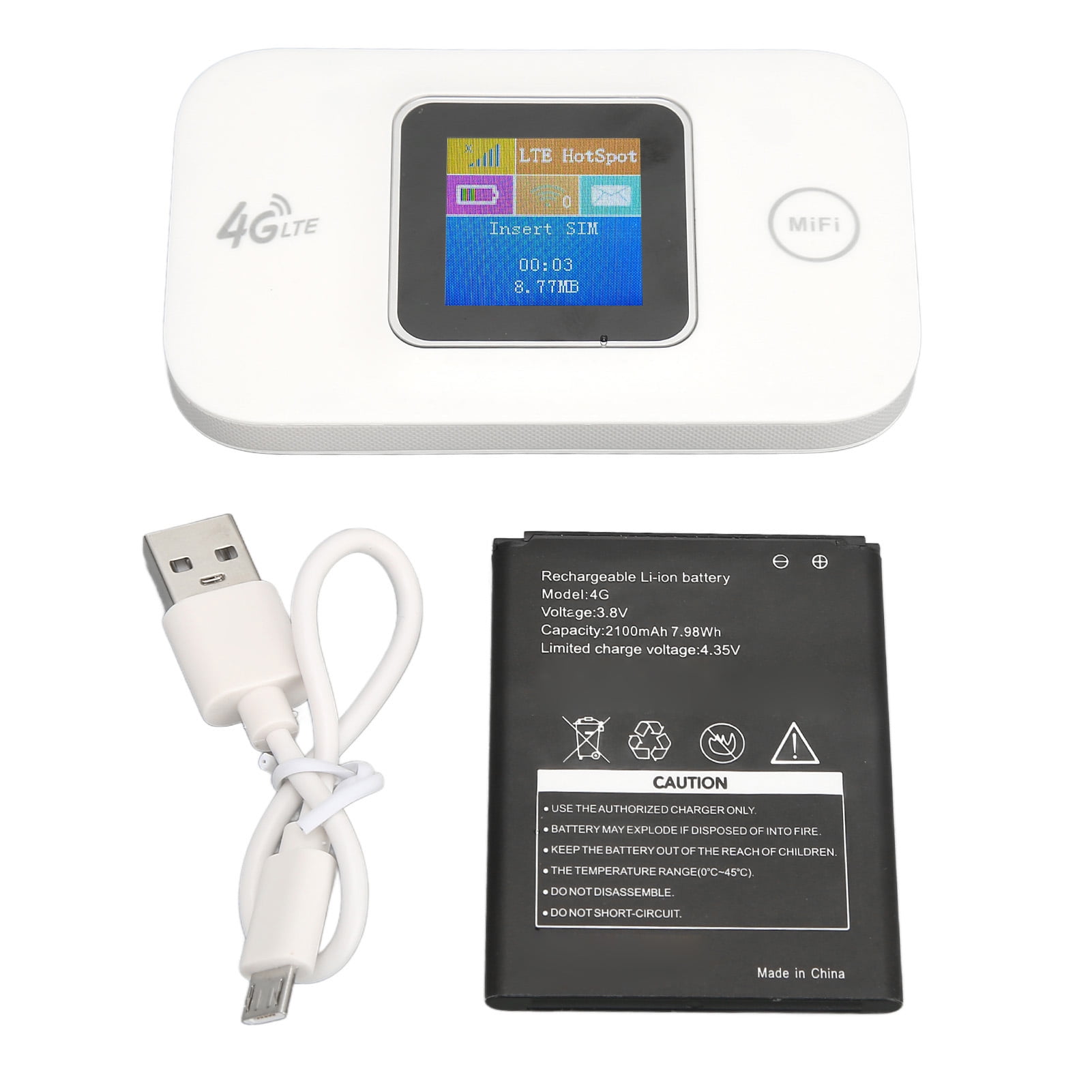 Buy Portable WiFi Hotspot, Mobile WiFi Hotspot White 3G 4G High Speed