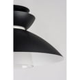 thumbnail image 4 of 11359WTBK Maxim Lighting Nordic-One Light Pendant-14.25 Inches wide by 8 inches high-Black Finish    -Traditional Installation, 4 of 5