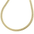 thumbnail image 3 of 10K Yellow Gold 3.50mm Super Solid Miami Cuban Link Chain Necklace 22 Inches, 3 of 7