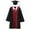 Black_004, variant on Aocisk Boys Outfit Sets Graduation Gown Doctor Robe Set Kindergarten Formal Wear School Attire Blue 11-12 Years