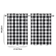 thumbnail image 4 of Moroccan Vintage Kitchen Curtains Set of 2 - 27.5x36 Inch Tier Window Panels Semi-Sheer Rod Pocket Farmhouse Caf Curtains, 4 of 4