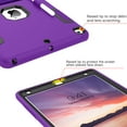 thumbnail image 3 of BENTOBEN iPad 9/8/7th Generation Case with Pencil Holder, Case for iPad 2021/2020/2019 10.2",Deep Purple, 3 of 5