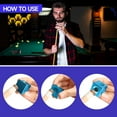 thumbnail image 3 of GSE Games & Sports Expert 5-in-1 Pool Cue Tip Tool Cube. Billiard Cue Stick Tip Repair Tool Accessories Includes Shaper, Scuffer, Aerator - Blue, 3 of 8
