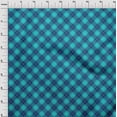 thumbnail image 3 of oneOone Polyester Lycra Fabric Tartan Check Printed Fabric 1 Yard 56 Inch Wide, 3 of 4