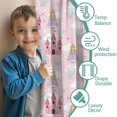 thumbnail image 3 of Blackout Kids Curtains,Princess Castle Cloud Pattern Childrens Insulated Curtains Set Of 2,Bedroom Essentials,Toddler Room Decor 52"x84", 3 of 5