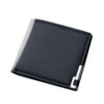 thumbnail image 1 of Fashion Coin ID Short Wallet Solid Color Men Open Purse Multiple Card Slots Clutch Bag, 1 of 5