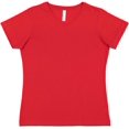 thumbnail image 6 of Marky G Apparel Women's Fine Jersey V-Neck Longer Length T-Shirt (Pack of 3), 6 of 6