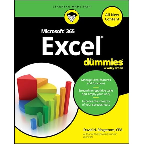 Pre-Owned Microsoft 365 Excel For Dummies, 9781394317103, 1394317107, Paperback, 1 edition