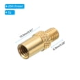 thumbnail image 2 of Uxcell 2g Copper Dart Weight Add Accentuator 6 Pcs 15.5mm 2BA Thread Darts Weight Adjuster Dart Accessories Copper Color, 2 of 6