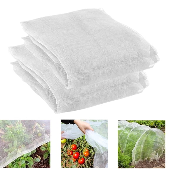 Yayun Garden Netting,Mosquito Bird Netting Mesh for Vegetable Fruits Tree Protections,Plant Covers Insect Mesh Net Pest Barrier Protect Garden Plant from Birds Bugs,10'x20' ,2Pcs